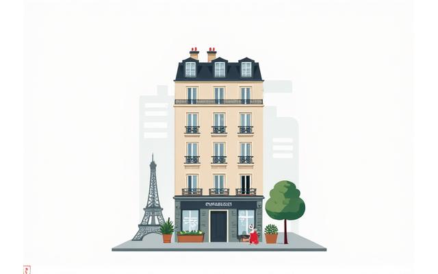 Illustration de l'emplacement du bureau de Rayon Studio à Paris