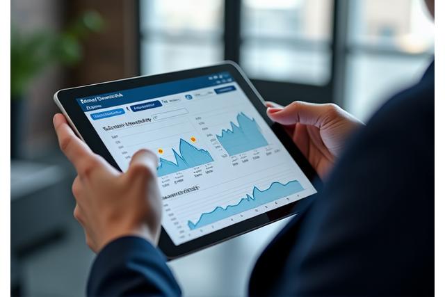 Graphiques d'investissement et données climatiques
